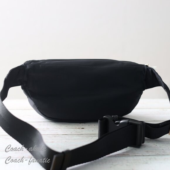 NWT Tory Burch Nylon Belt Bag Fanny Pack Crossbody in Black - Picture 7 of 11